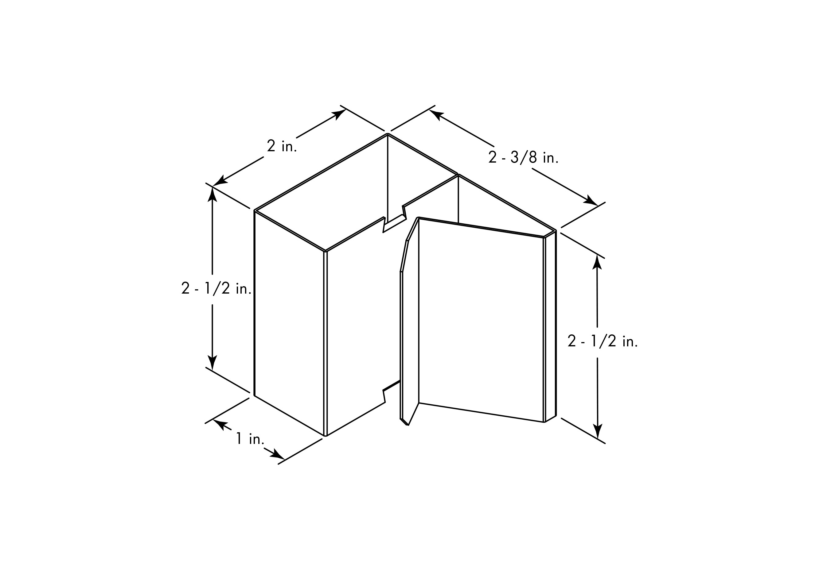 Column and Beam Drywall Clip, (60/box)