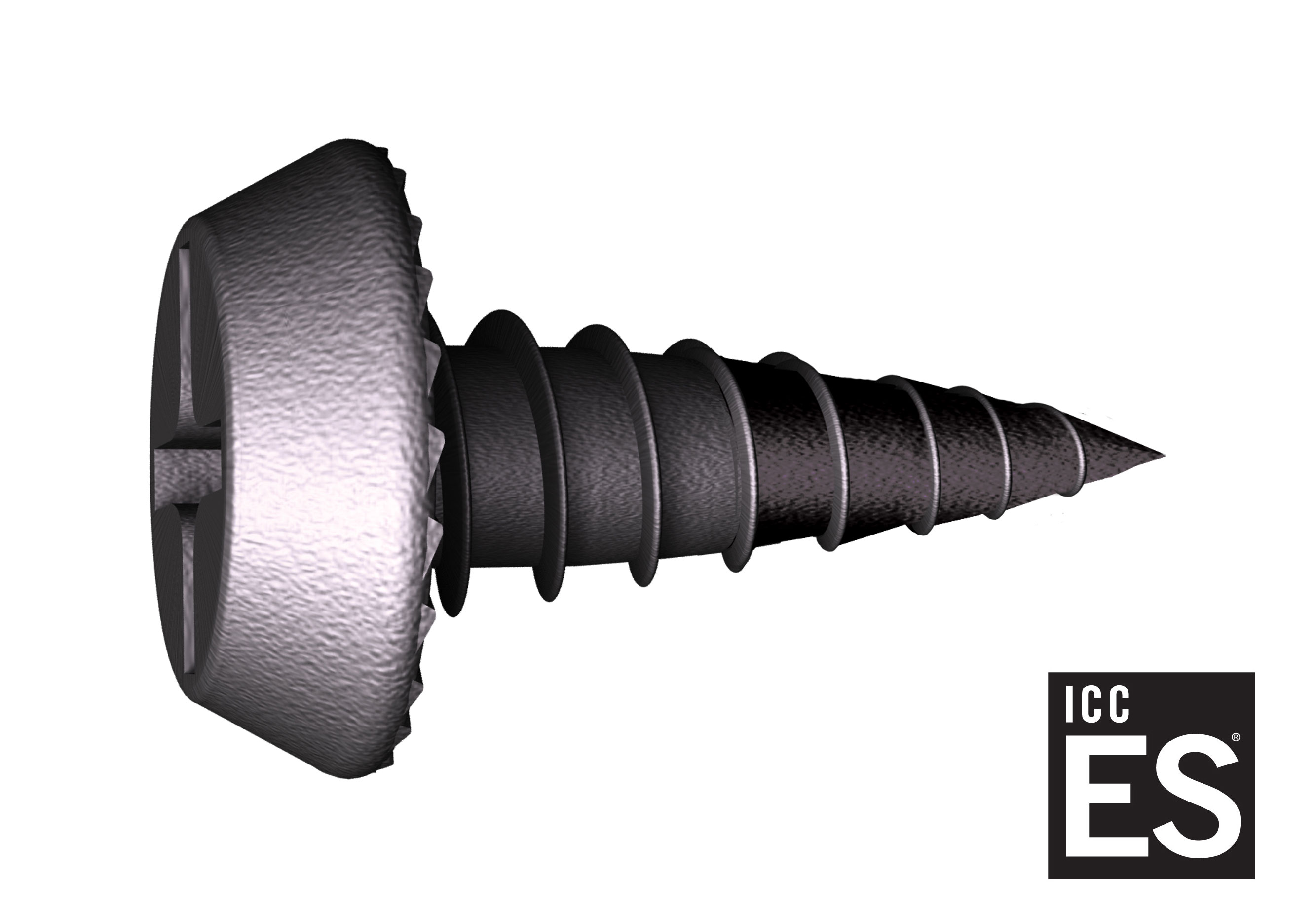 7 x 7/16-in Phillips, Pan Framing Head, Fine Thread, Vector™ Point Phosphate Screws (Bulk)